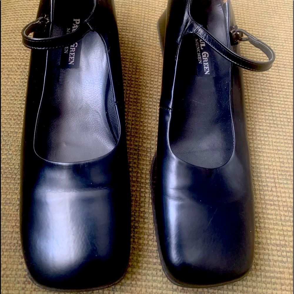 Paul Green NWOT Genuine Black Mary Jane with easy buckle in European Design.